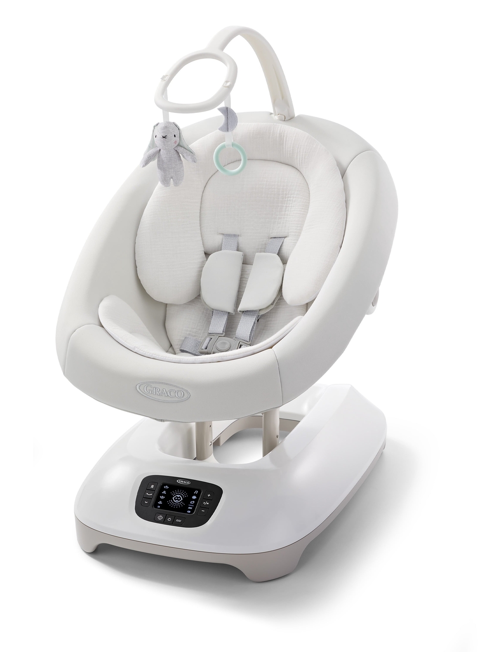 Graco SoftWhite Infant Swing with Plush Bunny Toy